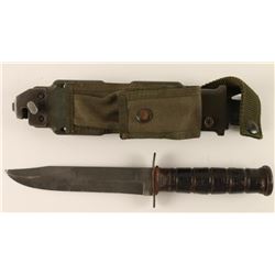 Camillus USMC Knife w/Scabbard