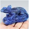 Image 1 : HandCarved Natural Lapis Lizard