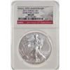 Image 1 : 2011 NGC Early Release MS69 American Silver Eagle - 25th Anniversary Red Label