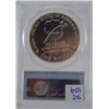 Image 2 : 1997 "P" PCGS MS68 Officers Silver Commemorative