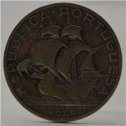 1948 Portugese 2 1/2 escudo in Extra Fine Condition