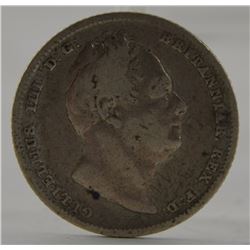 1834 Great Brittian 6 pence in Fine Condition