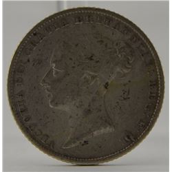 1845 6 Pence Great Brittian in Very Fine Condition