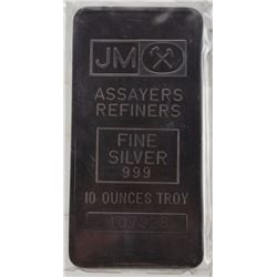 10oz Silver Bar from J&M