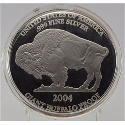 1oz oversized buffalo Silver Proof Round