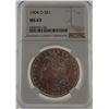 Image 1 : 1904 "O" NGC MS63  Morgan Silver Dollar