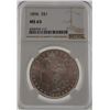 Image 1 : 1896 NGC MS63  Morgan Silver Dollar