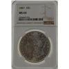 Image 1 : 1887 NGC MS64 Morgan Silver Dollar