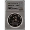 Image 1 : 1997 "P" NGC PF69 Ultra Cameo Botanic Garden United States Silver Commemorative