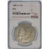 Image 1 : 1889 "CC NGC G4 Morgan Silver Dollar