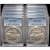 Image 1 : Lot of (10) 2008 PCGS MS70 American Silver Eagle
