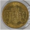 Image 2 : 1893 Hungary 20 korona Gold coin in Uncirculated Condition