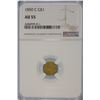 Image 3 : 1850 "C" NGC AU55 Gold $1