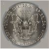 Image 2 : 1986 NGC MS69 American Silver Eagle