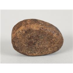 Miniature Aleut Stone Oil Lamp From Kodiak Island, AK 1 1/4" W.
