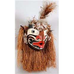 Simon Dick Kwa Kwa Grouse Mask 13" H. 22" W.  Good Condition