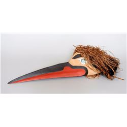 Northwest Coast Mosquito Frontlet 22" L. 6" W.  Fair Condition