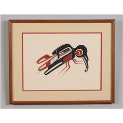 Art Thompson Serigraph "Mosquito" 49/200 '81  17"x 21" Framed  Good Condition