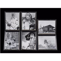Six Photographs From the Eskimo Museum and Rock Shop Fairbanks, AK 8"x 10" Framed  Good Condition