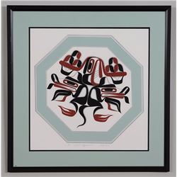 Art Thompson Serigraph "A Tribute To My Grandmother" 2/160 '81  24"x 24 1/2" Framed  Good Condition