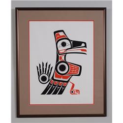 Walter Harris Serigraph "Grouse" 149/150  25 1/2"x 30 1/2" Framed  Good Condition