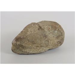 Aleut Zoomorphic Stone Maul From Kodiak Island, AK 5" L.
