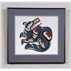 Image 1 : Mark Henderson Serigraph "Wolf" 64/140 '98  19"x 20" Framed  Good Condition