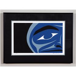 Maynard Johnny Jr. Serigraph "Blue Moon" 140/160 '98  17"x 23 1/2" Framed  Good Condition
