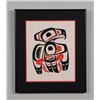 Image 1 : Norman Tait Serigraph "Sun Hawk" 111/199 ''77  18"x 21" Framed  Good Condition