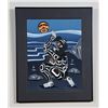 Image 1 : Mark Henderson Serigraph "Bookwus" 99/145 '95  20 1/2"x 25" Framed  Good Condition