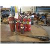 Image 1 : Lot of Used Fire Extinguishers, 5 Extinguishers Total