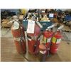 Image 2 : Lot of Used Fire Extinguishers, 5 Extinguishers Total