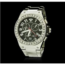 Aqua Master Stainless Steel Diamond Watch