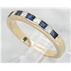 Image 9 : 0.40ctw Sapphire and Diamond Ring - 18KT Yellow Gold