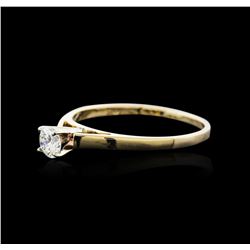 14KT Yellow Gold 0.25ct Diamond Solitaire Ring