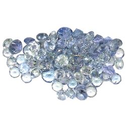 12.66ctw Round Mixed Tanzanite Parcel