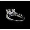 Image 3 : 1.90ct Tanzanite and Diamond Ring - 14KT White Gold