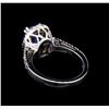 Image 3 : 2.23ct Tanzanite and Diamond Ring - 14KT White Gold