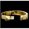 Image 3 : 4.20ctw Diamond Bangle Bracelet - 14KT Yellow Gold
