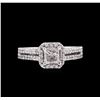 Image 2 : 1.02ctw Diamond Ring - 14KT White Gold