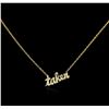 Image 2 : 14KT Yellow Gold Bow Necklace