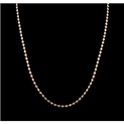 6.34ctw Diamond Necklace - 18KT Rose Gold