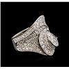 Image 1 : 18KT White Gold 2.23ctw Diamond Ring