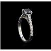 Image 4 : 1.52ctw Black Diamond Ring - 14KT White Gold