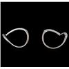 Image 3 : 0.25ctw Diamond Twin Ring Set - 14KT White Gold