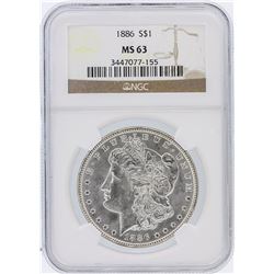 1886 NGC MS63 Morgan Silver Dollar