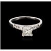 Image 2 : 14KT White Gold 1.39ctw Diamond Ring