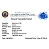 Image 2 : 12.3ctw Round Mixed Tanzanite Parcel