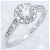 Image 6 : 0.82ctw  Diamond Ring - 14KT White Gold