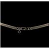 Image 3 : 15.40ct Diamond Necklace - 18KT White Gold